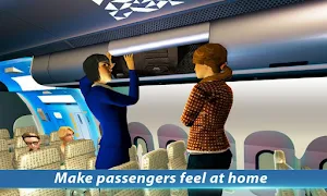 Airport Staff Flight Attendant Air Hostess Games Screenshot 2
