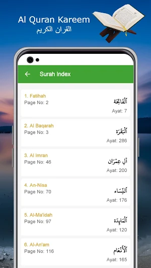 Al Quran Kareem (16 lines) القران الكريم Screenshot 1