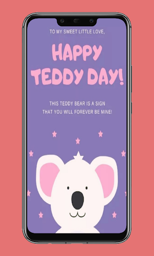 Happy teddy day Screenshot 1