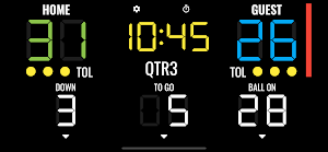 American Football Scoreboard Screenshot 1