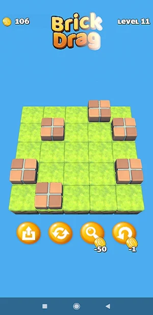 Brick Drag Screenshot 2