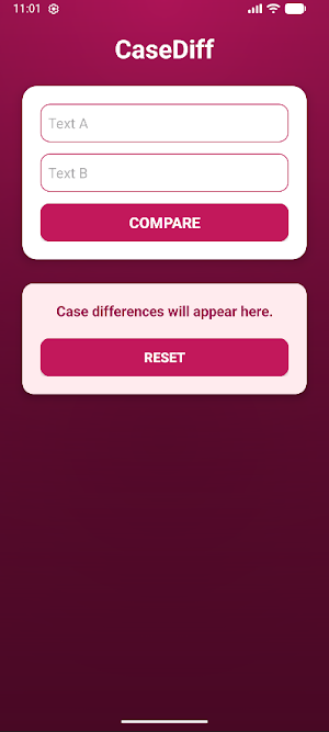 CaseDiff Screenshot 1