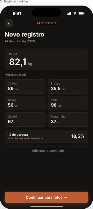 Fortis: Medidas e Progresso Screenshot 0