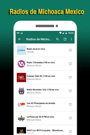 Radios de Michoacan Screenshot 3