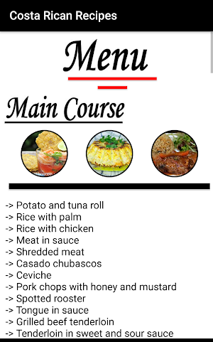 Costa Rican Food Recipes + Eas Screenshot 3