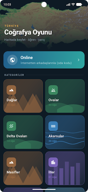 Coğrafya Haritalarla Pekiştir Screenshot 0