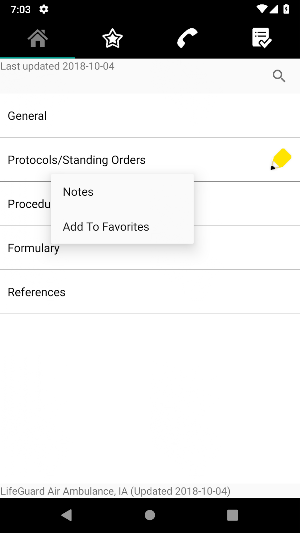 CR LifeGuard Protocols Screenshot 0
