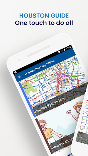 Houston Bus Map Offline Screenshot 0