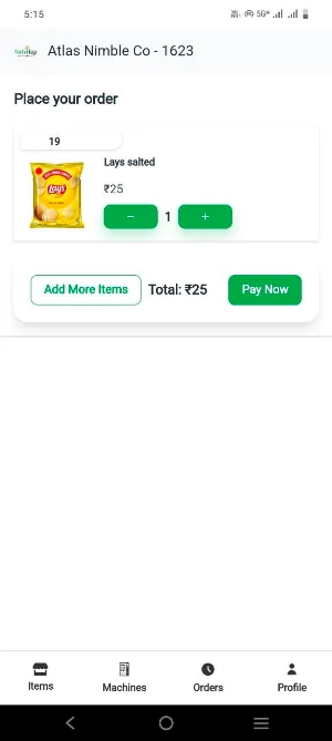 Nutritap Screenshot 1