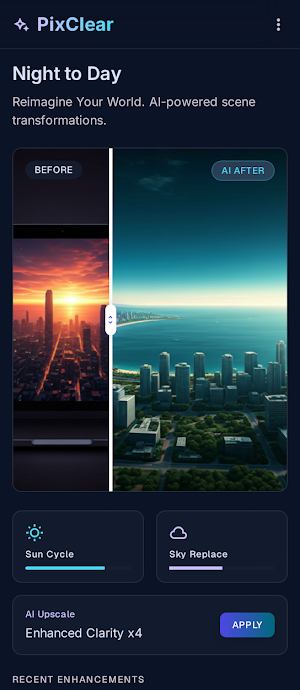 PixClear – AI Photo Enhancer Screenshot 3