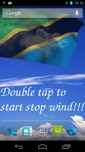 Tanzania Flag Live Wallpaper Screenshot 0