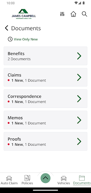 James Campbell Insurance Screenshot 2