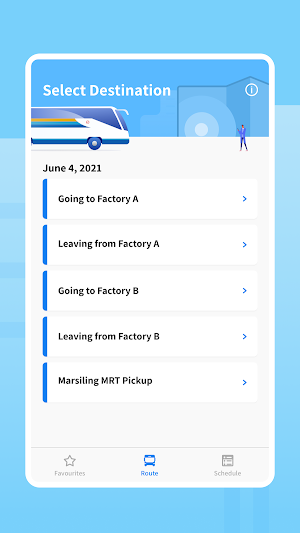 WTS-PSA Bus Services Screenshot 1