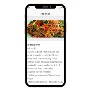 Kfood Korean Food Recipes Screenshot 3
