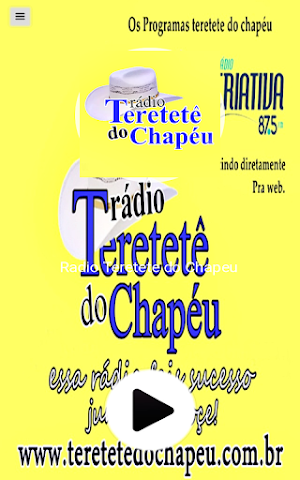 Rádio Teretete do Chapeu Screenshot 1