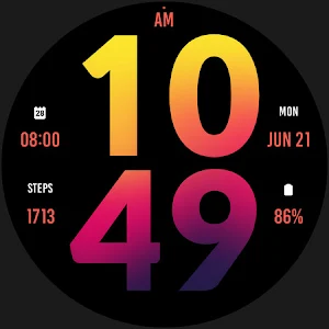 Big Fire Watch Face Screenshot 3