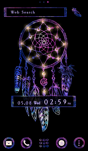 Stylish Wallpaper Galaxy Dreamcatcher Theme Screenshot 0