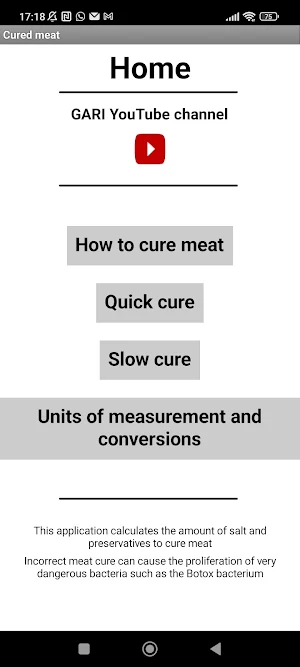 Salt Curing Meat Screenshot 0