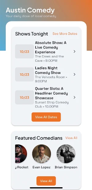 Austin Comedy Screenshot 1