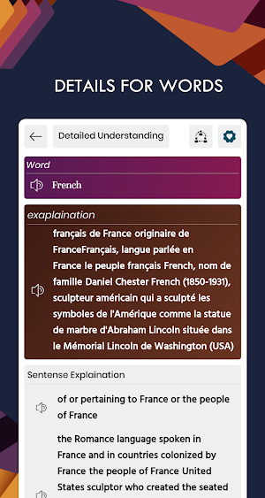 French English Translator - Free French Dictionary Screenshot 2