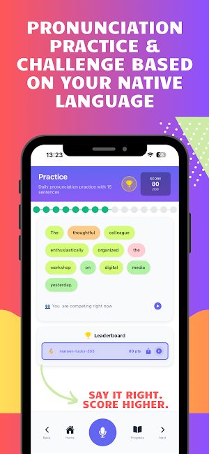 Phonika - Pronounce Challenge Screenshot 0
