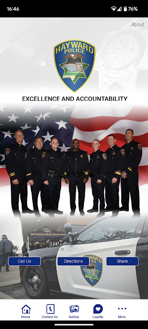 Hayward Police Department Screenshot 0