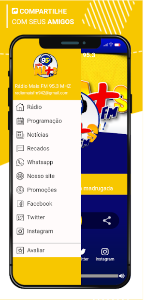 Rádio Mais FM 95.3 MHZ Screenshot 3