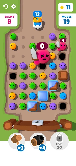 Royal Pop - Save the king! Screenshot 1