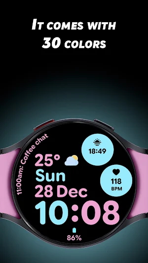 Ultra Time 4 - Watch face Screenshot 1