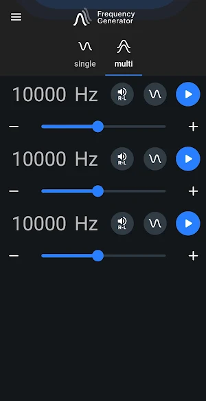 Frequency Generator (Sound) Screenshot 1