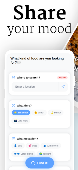 CraveCatch - Find your dish Screenshot 0