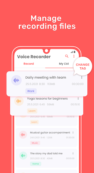 Voice Recorder - Easy Recording Screenshot 3