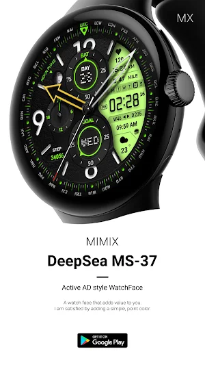 MIMIX Deepsea MS37 Watchface Screenshot 1