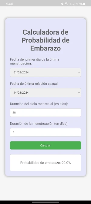 Prueba de Embarazo Screenshot 1