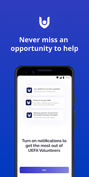 UEFA Volunteers Screenshot 3