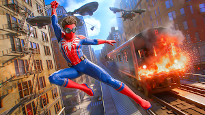 Super Rope Hero Battle 3D Screenshot 1