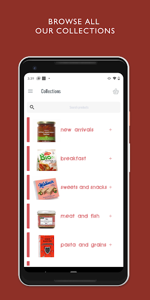 myPanier Screenshot 2