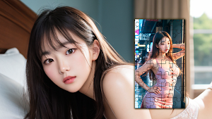 Idol Puzzle: pretty girl Screenshot 1