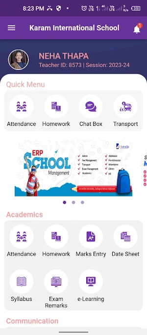 Global Navjeewan Teacher Screenshot 1
