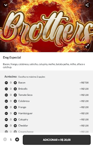 BROTHER S LANCHES & PORCOES Screenshot 1