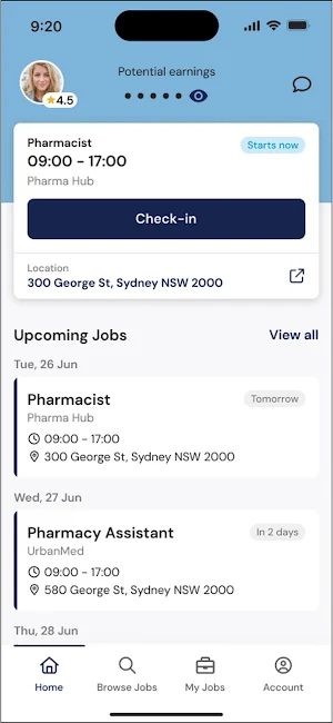 LocumCo Candidate Screenshot 0