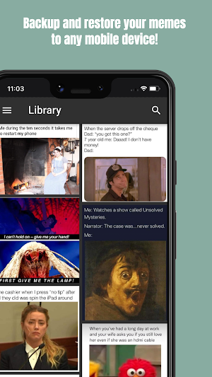 Meme Library Screenshot 3