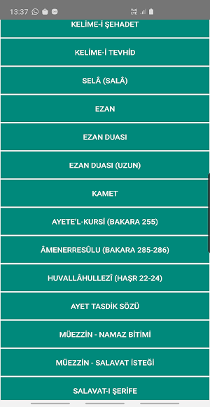 Qur'an Surah and Prayer Tutorial Memorize Screenshot 3