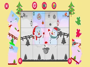 Christmas Book Coloring Pages and Puzzles for Kids Screenshot 2
