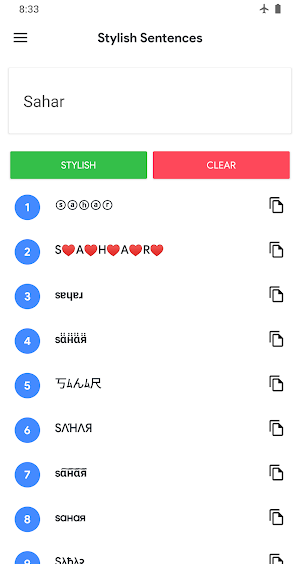 Cool Symbols & Characters  ツ Screenshot 2