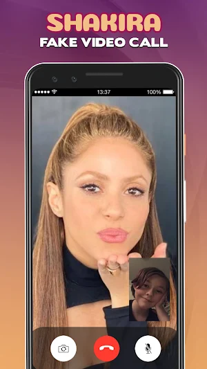 Chamada falsa de Shakira Screenshot 1