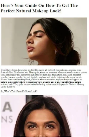 Easy Natural Makeup Tutorials Screenshot 2