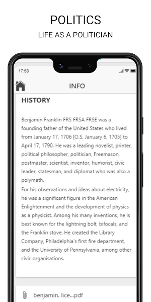 BENJAMIN FRANKLIN Screenshot 2