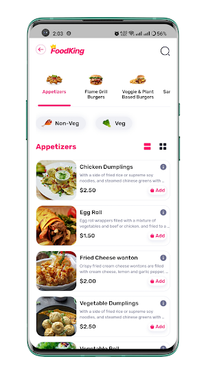 FoodKing - User App Screenshot 2