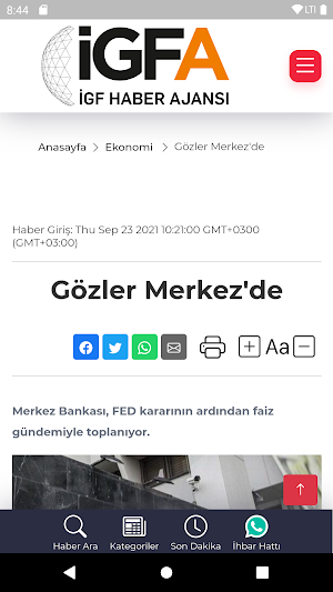 İGF Haber Ajansı (İGFA) Screenshot 3